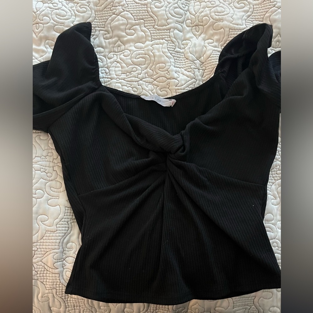 Black Longsleeve Top